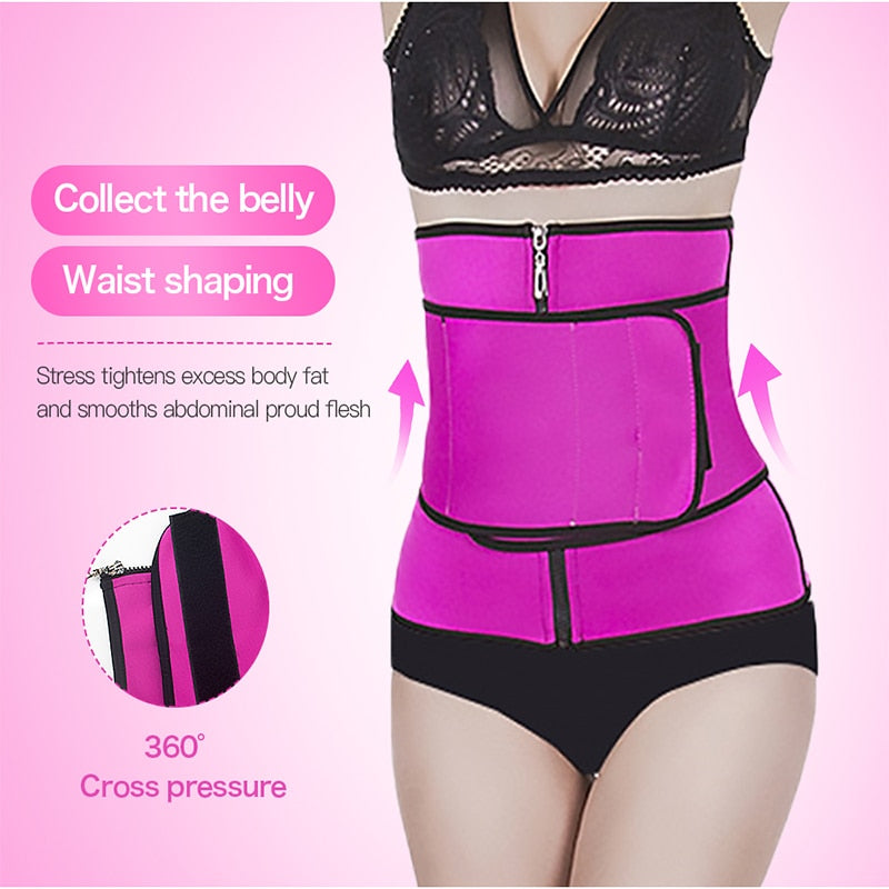 Waist Trainer Thermo Sweat Belt Tummy Body Shaper